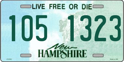 NH license plate 1051323