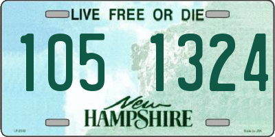 NH license plate 1051324