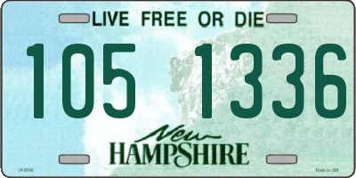 NH license plate 1051336