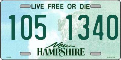 NH license plate 1051340