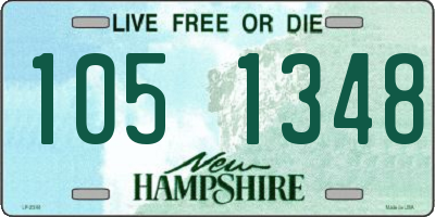 NH license plate 1051348