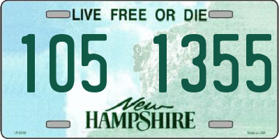 NH license plate 1051355