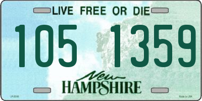 NH license plate 1051359