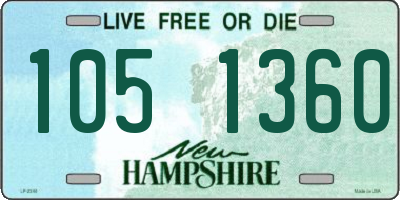 NH license plate 1051360