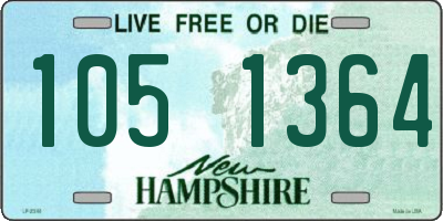 NH license plate 1051364
