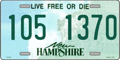 NH license plate 1051370