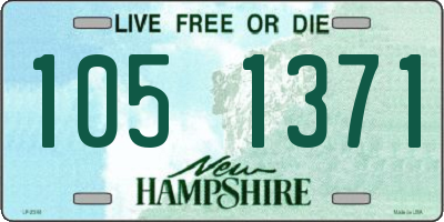 NH license plate 1051371