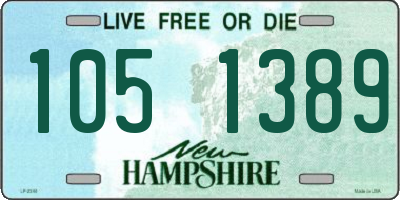 NH license plate 1051389