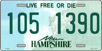 NH license plate 1051390