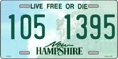 NH license plate 1051395