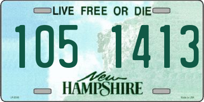 NH license plate 1051413