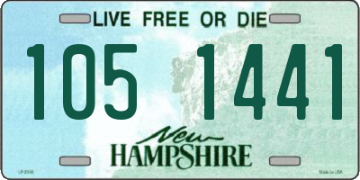 NH license plate 1051441