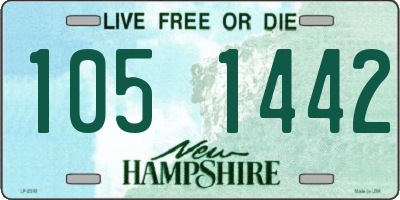 NH license plate 1051442