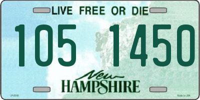 NH license plate 1051450