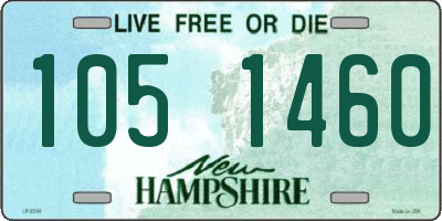 NH license plate 1051460