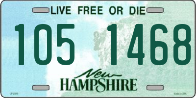 NH license plate 1051468
