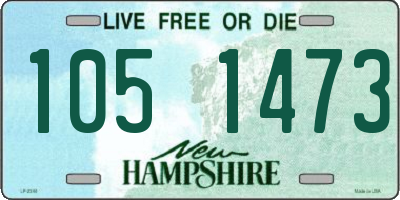 NH license plate 1051473