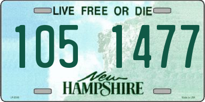 NH license plate 1051477