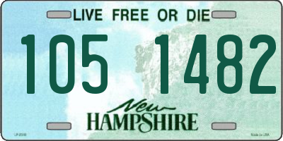 NH license plate 1051482