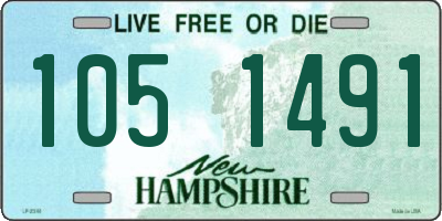NH license plate 1051491