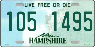 NH license plate 1051495