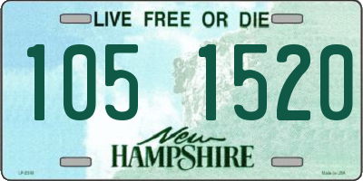 NH license plate 1051520