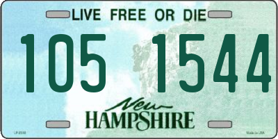 NH license plate 1051544