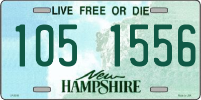NH license plate 1051556