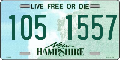NH license plate 1051557