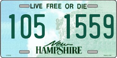 NH license plate 1051559
