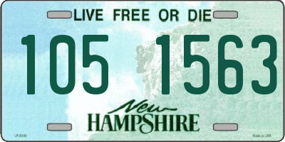 NH license plate 1051563