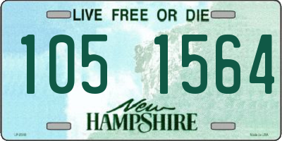 NH license plate 1051564