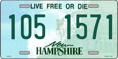 NH license plate 1051571