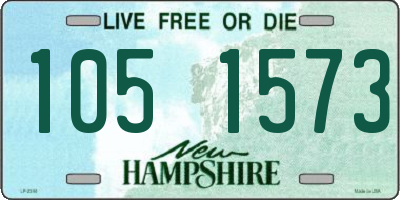 NH license plate 1051573