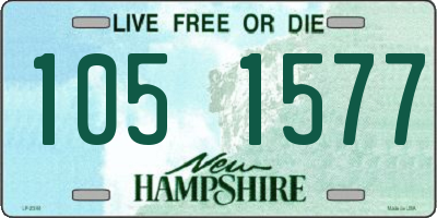 NH license plate 1051577