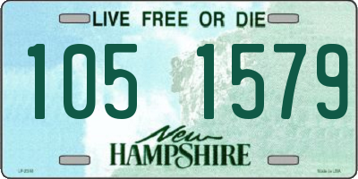 NH license plate 1051579