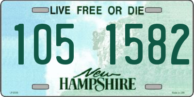 NH license plate 1051582