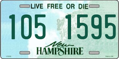 NH license plate 1051595