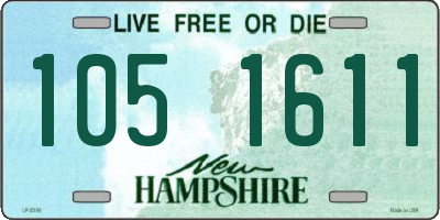 NH license plate 1051611
