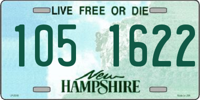 NH license plate 1051622