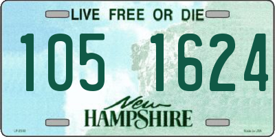 NH license plate 1051624