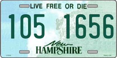 NH license plate 1051656