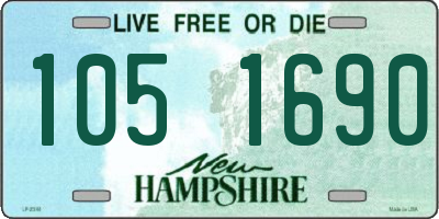 NH license plate 1051690