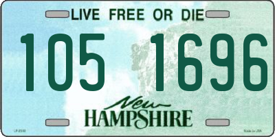 NH license plate 1051696