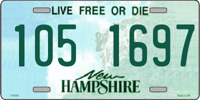 NH license plate 1051697