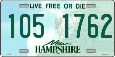 NH license plate 1051762