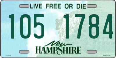 NH license plate 1051784