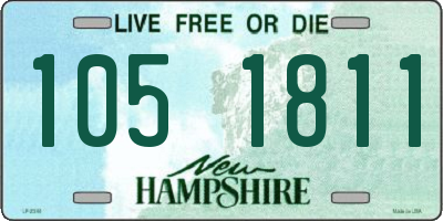 NH license plate 1051811