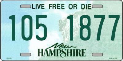 NH license plate 1051877