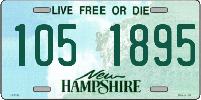 NH license plate 1051895